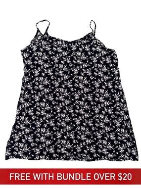 FREE WITH BUNDLE Floral Spaghetti Strap top Size XL Beach Cover Lightweight